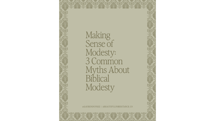 Making Sense of Modesty