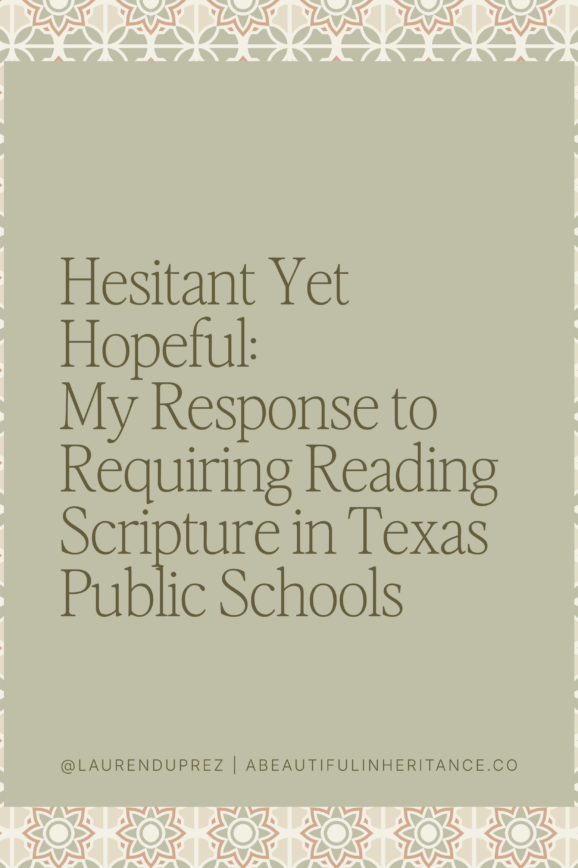 Scripture in Texas Public Schools